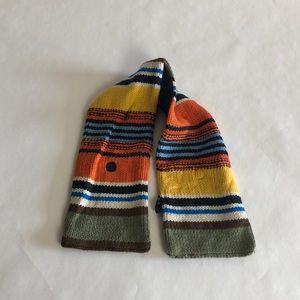 Toddler scarf multicolor with Velcro closure